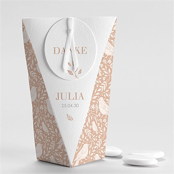 Geschenkbox Taufe kleines vögelchen - schachtel