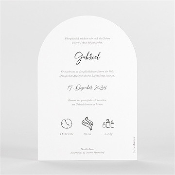 Geburtskarte kinderlachen - vue 2