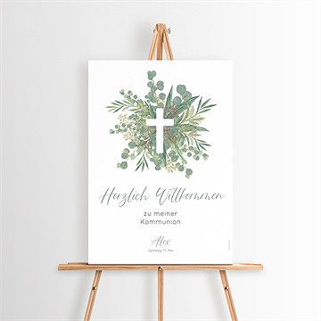 Willkommensschild Kommunion Anmut