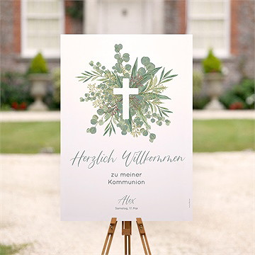 Willkommensschild Kommunion Anmut - vue 2