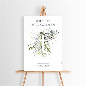 Willkommensschild Konfirmation Atemzug