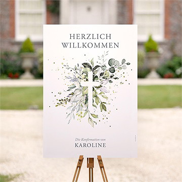 Willkommensschild Konfirmation Atemzug - vue 2