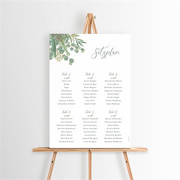 Sitzplan Taufe Graziös