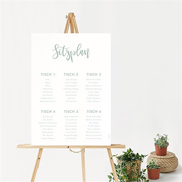 Sitzplan Taufe Silbernes Kreuz - vue 2