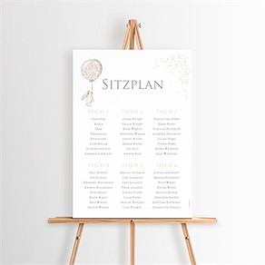 Sitzplan Taufe kleines kaninchen