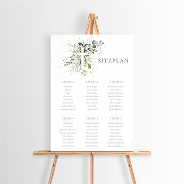 Sitzplan Taufe im licht getauft