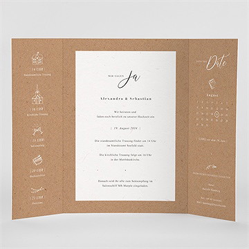 Hochzeitseinladung Absolut - vue 2