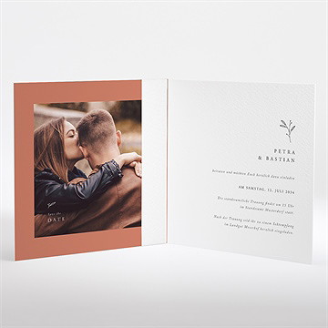 Hochzeitseinladung sanftes terrakotta - vue 2