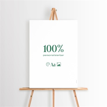 Willkommensschild Hochzeit Blanco poster (n260167)