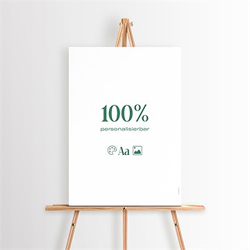 Willkommensschild Hochzeit Blanco Poster (N260166)