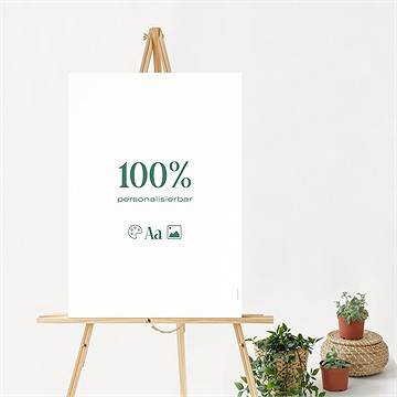 Sitzplan Hochzeit Blanco Poster (N260167) - vue 2