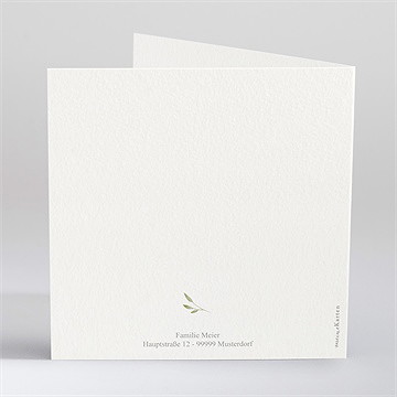 Geburtskarte feldhasen - prägung - vue 4