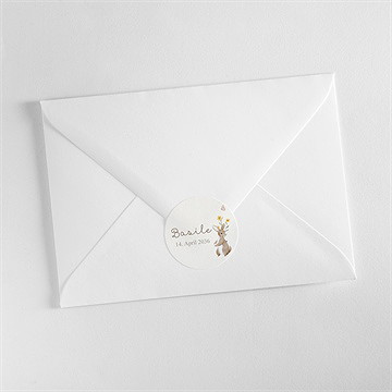 Sticker Geburt feldhasen - vue 3