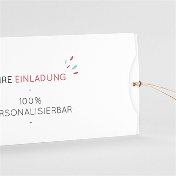 Hochzeitseinladung blanco - 21x10cm (n85107)