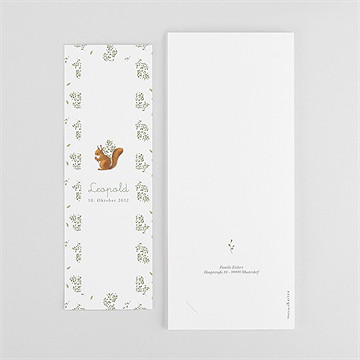 Dankeskarte Geburt eichhörnchen - vue 4