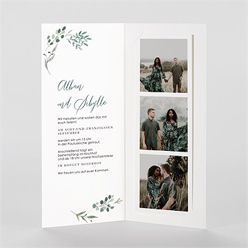 Hochzeitseinladung fliegende blätter - vue 2