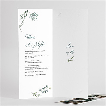 Hochzeitseinladung fliegende blätter - vue 3