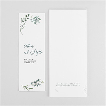 Hochzeitseinladung fliegende blätter - vue 4