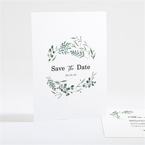 Save the Date Karte fliegende blätter