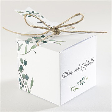 Geschenkbox Hochzeit fliegende blätter - vue 2