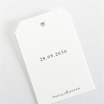 Geschenkanhänger Hochzeit Fliegende Blätter - vue 3