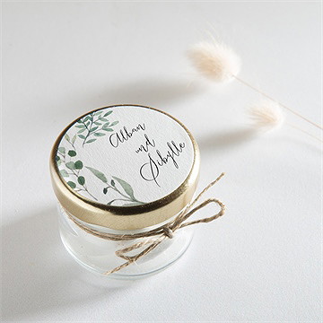 Aufkleber Hochzeit fliegende blätter - vue 2