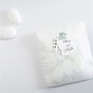 Aufkleber Hochzeit fliegende blätter - vue 4