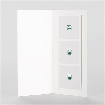 Geburtskarte Blanco - Fotostreifen (981146) - vue 2