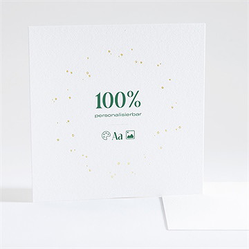 Geburtskarte Blanco - 13,5X13,5Cm (N351382