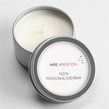 Kerze Trauer blanco - 14,5x10,5cm (n15130)