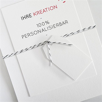 Hochzeitseinladung Blanco 14,5X21cm (N99166) - vue 2