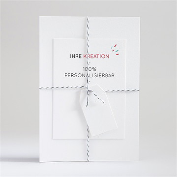 Hochzeitseinladung Blanco 14,5X21cm (N99166) - vue 3