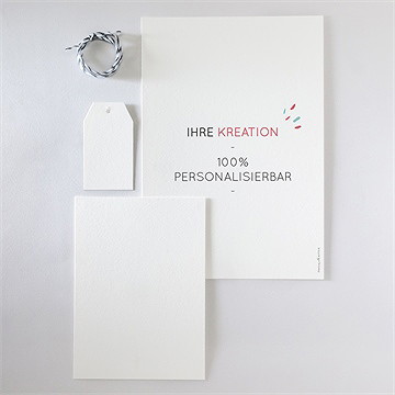 Hochzeitseinladung Blanco 14,5X21cm (N99166) - vue 6