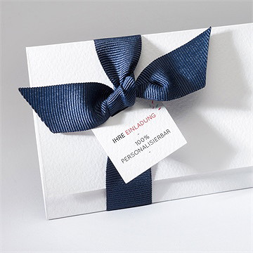 Hochzeitseinladung Blanco 21X9,2Cm (N94176) - vue 2