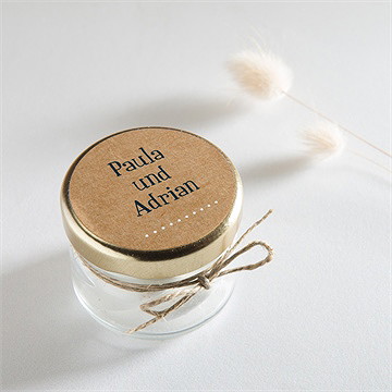 Aufkleber Hochzeit postkarte - vue 2