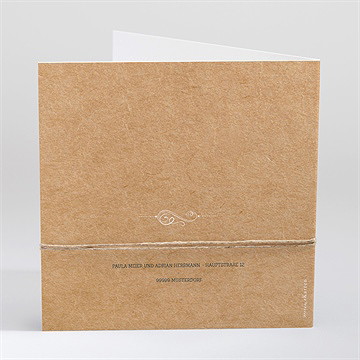 Hochzeitseinladung postkarte - band - vue 3