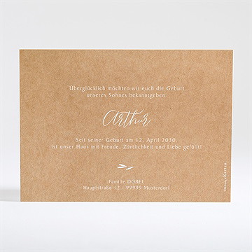 Geburtskarte symmetrie - vue 2