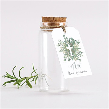 Glasfläschchen Mit Korken Kommunion Anmut