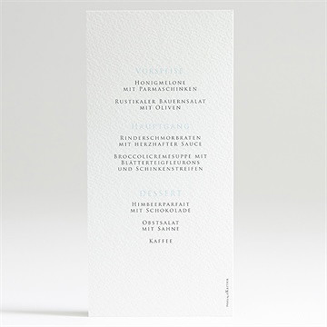 Menükarte Kommunion inbrunst - vue 2