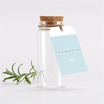 Glasfläschchen Mit Korken Kommunion Inbrunst