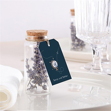 Glasfläschchen mit Korken Hochzeit hochzeitsreise - vue 2