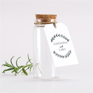 Glasfläschchen mit Korken Hochzeit perfekt geplant