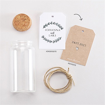 Glasfläschchen Mit Korken Hochzeit Perfekt Geplant - vue 3