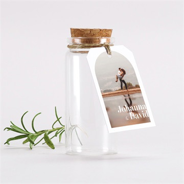 Glasfläschchen mit Korken Hochzeit trend