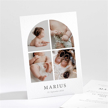 Geburtskarte Glücksbogen