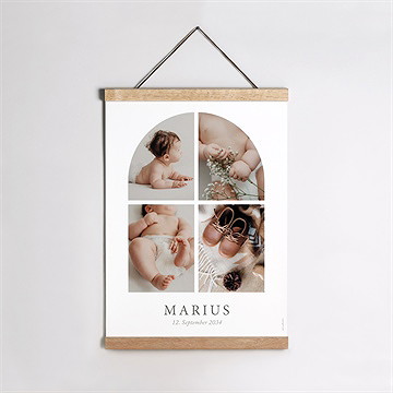 Geburtsposter Glücksbogen