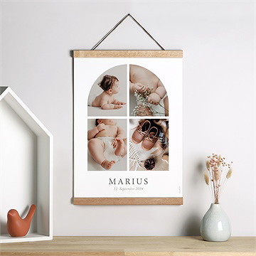 Geburtsposter Glücksbogen - vue 2