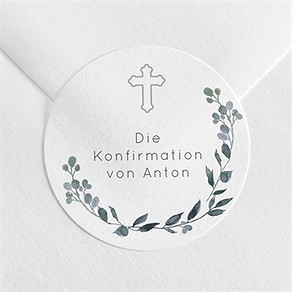 Aufkleber Konfirmation glaubensbekenntnis