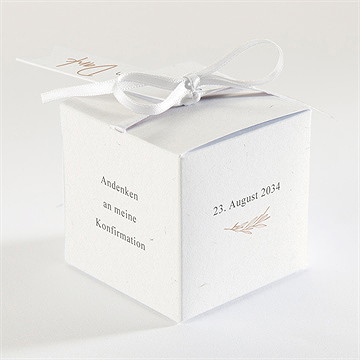 Geschenkbox Konfirmation Getreidezweig - vue 2