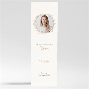 Andenken Konfirmation getreidezweig